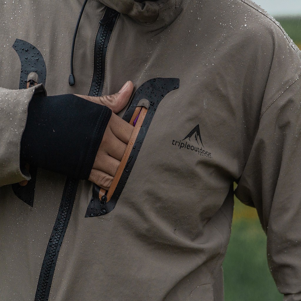 Jaket Triple GoreTex packlite active jacket - Jaket Waterptoof  Windproof - Jaket triple summit