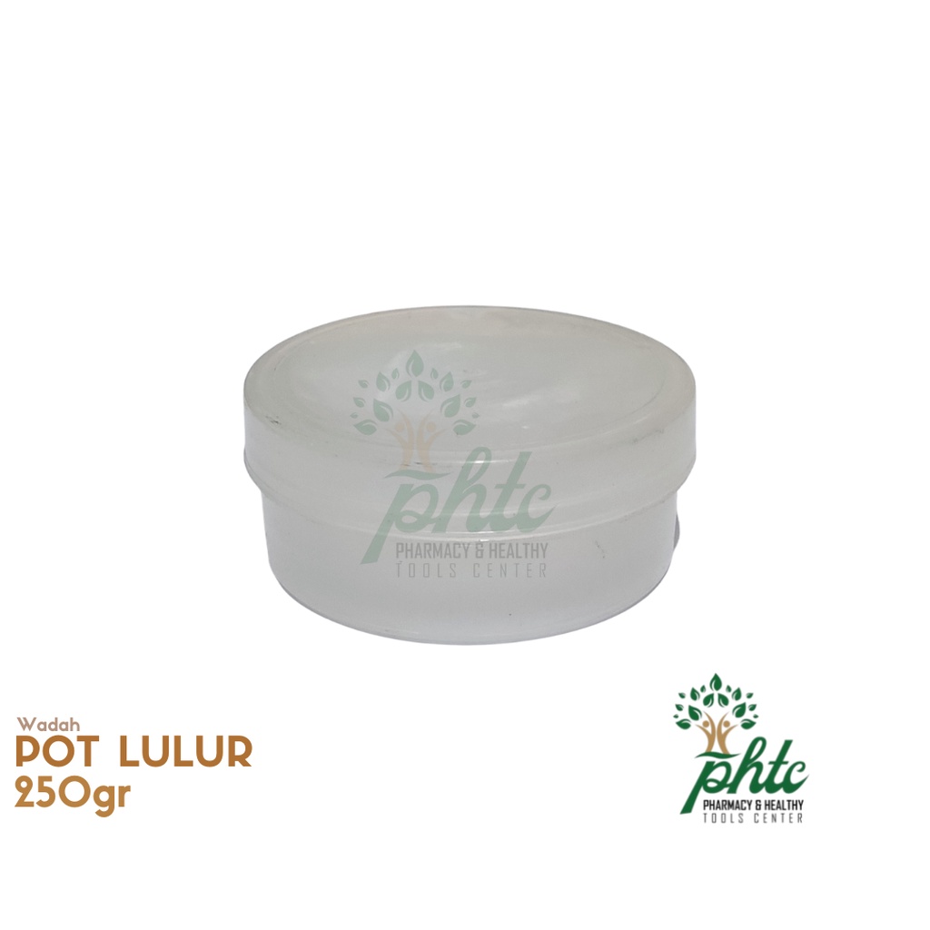 Pot Lulur 250gr Plastik l Pot Scrub 250 gr