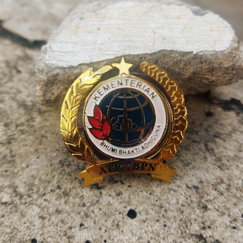 PIN BPN RI PERTANAHAN LOGAM KECIL