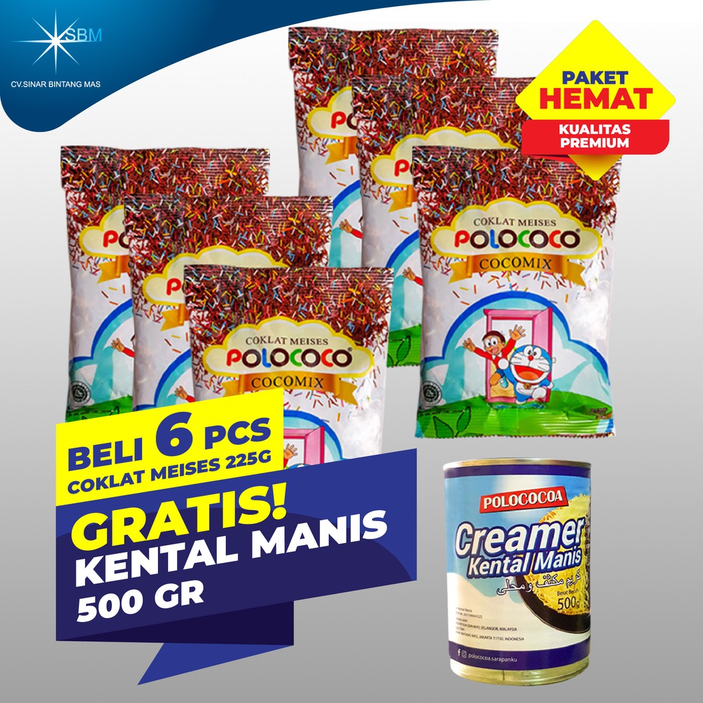 

Paket Coklat Meises Meses ChocoMix Polococoa Gratis Krimer Kental Manis