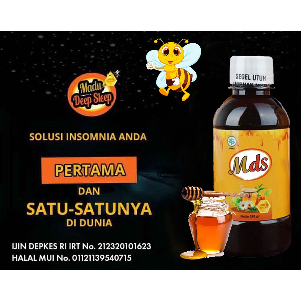 Obat Insomnia Sulit Tidur Herbal Paling Ampuh - MADU DEEPSLEEP - Susah Tidur Malam dan Gelisah - Lan