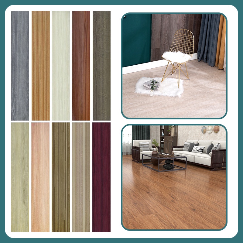 Lantai Vinyl Sticker Lantai Kayu VYNIL FLOOR Parket Lantau Vinil Stricker