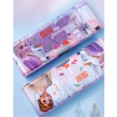 DISNEY FROZEN /SPIDERMAN ORIGINAL pop up pencil case magnetic/KOTAK PENSIL MAGNET DM28117F