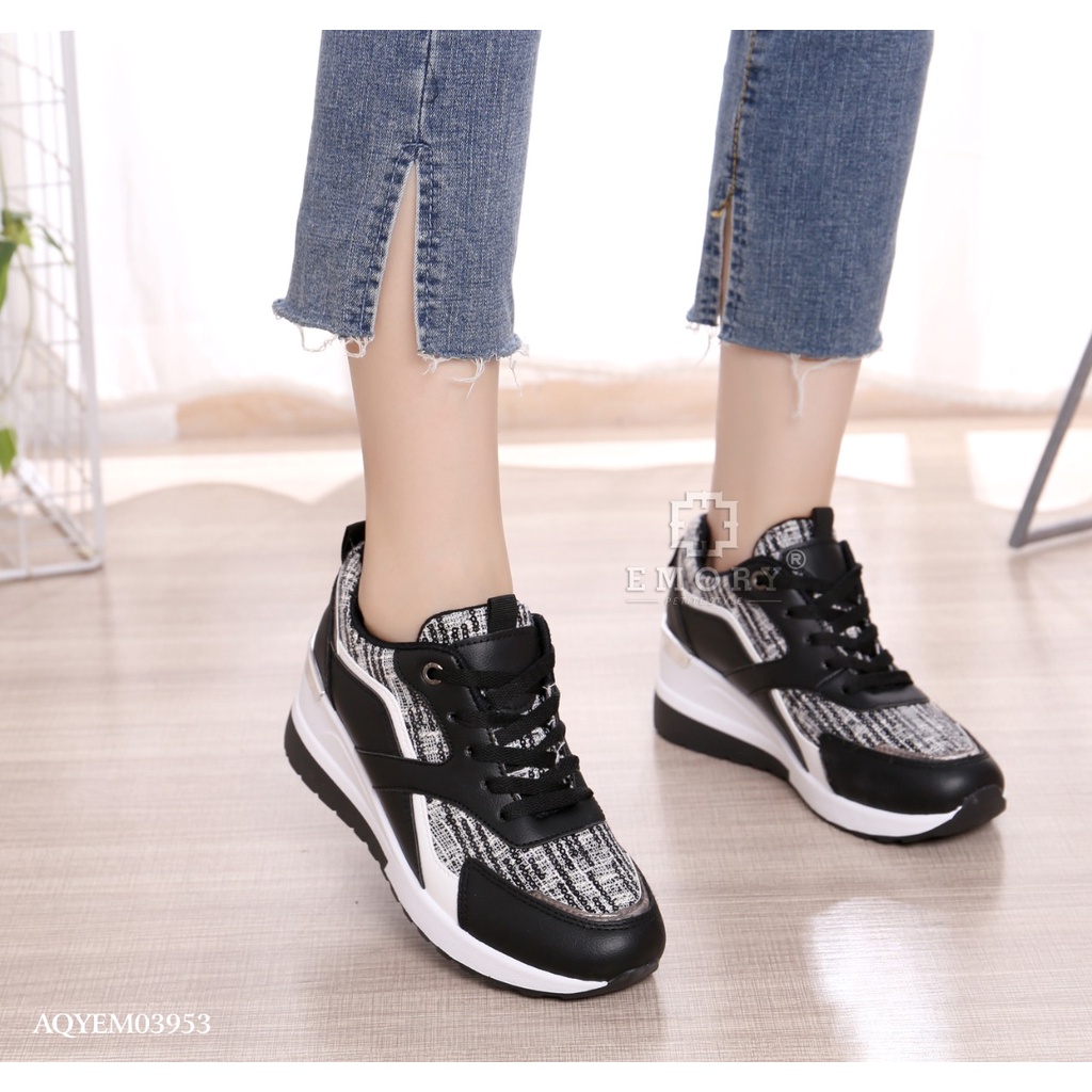 SV - EMORY Panvero Sepatu Wedges Wanita AQYEMO3953