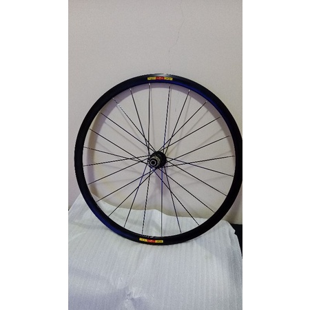 Rujixu wheelset 700c fullblack roadbike  ringan