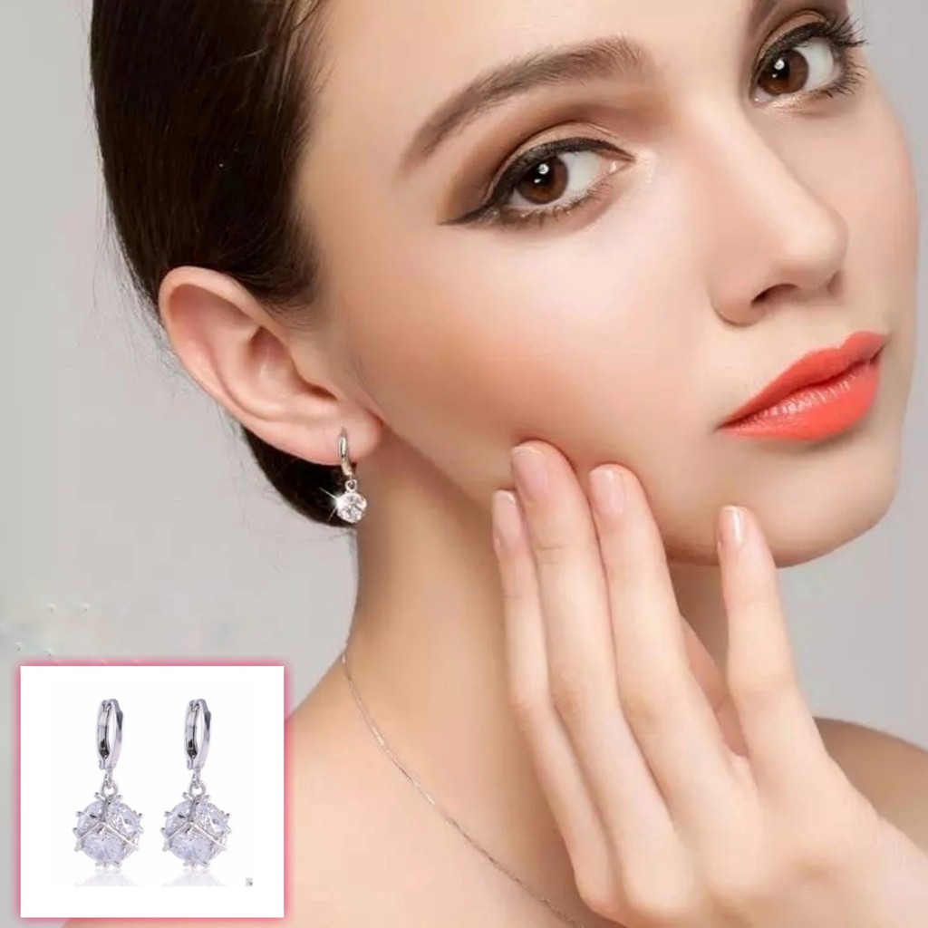 Anting Titanium Wanita / Anting Aksesoris Wanita Anti Karat Terbaru