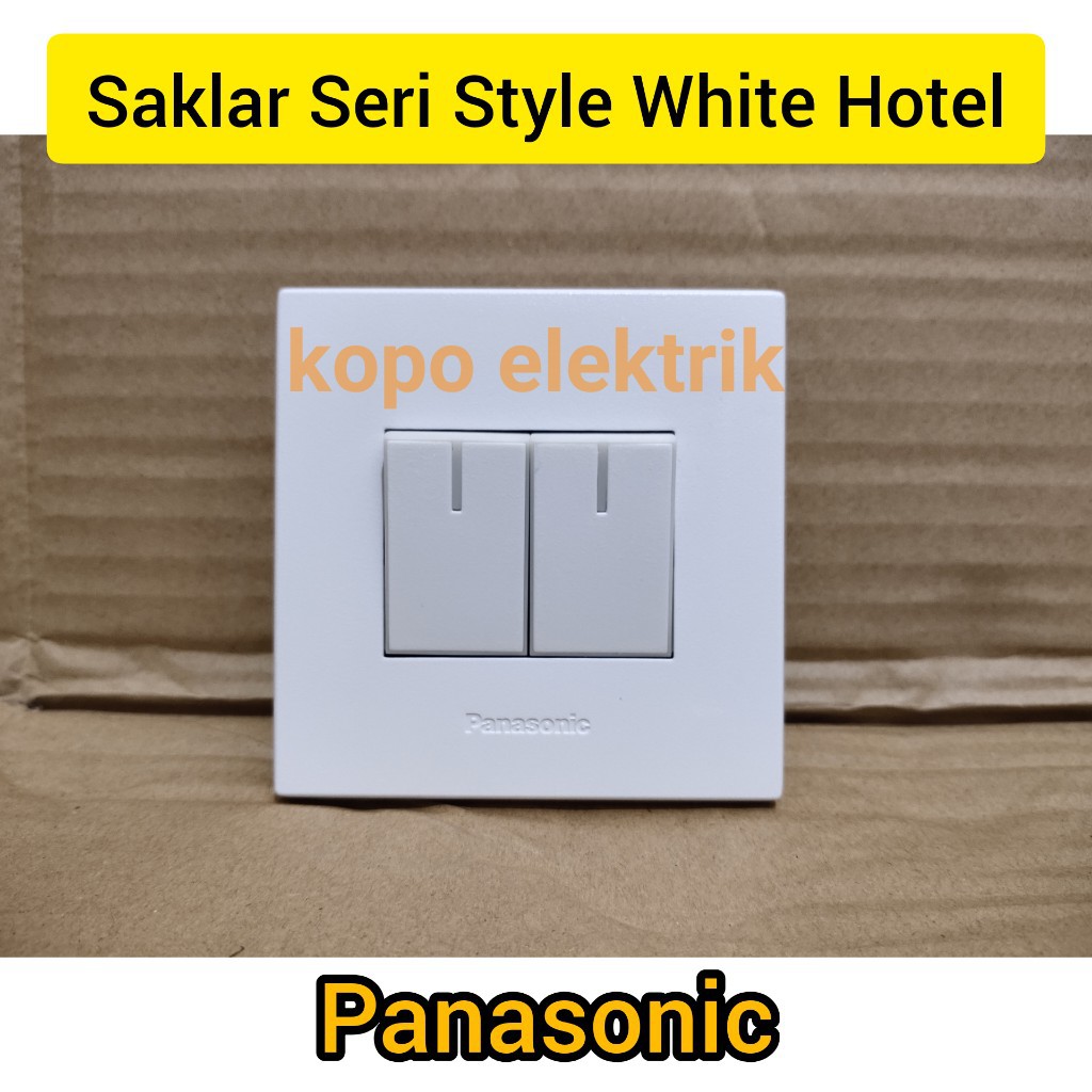 Panasonic Saklar Seri Style White Hotel Tanam Inbow