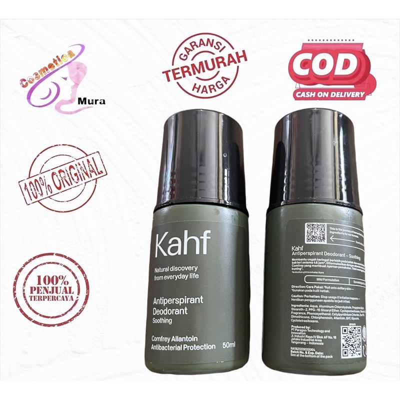 kahf deodorant Pria - kahf deodorant sooting anti respirant deodorant 50 ml