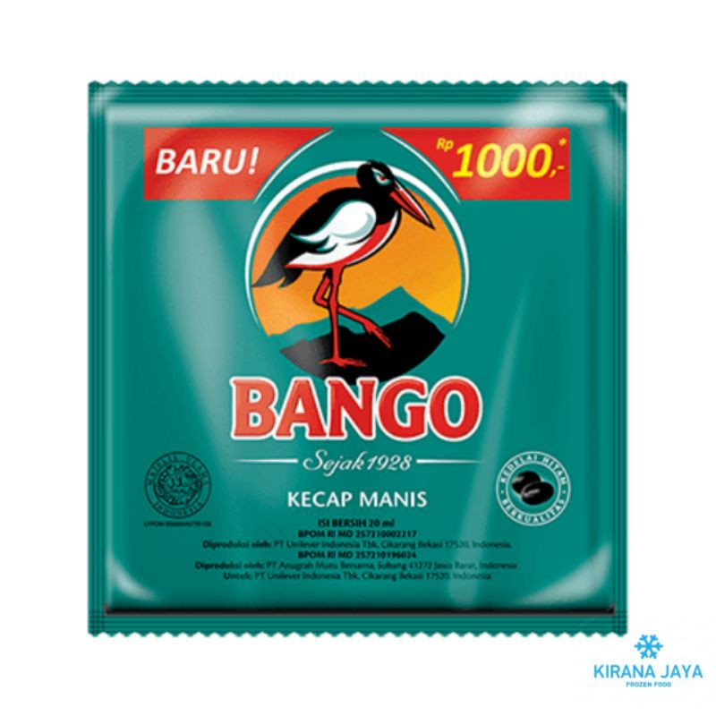 

Kecap Bango/ Kecap Manis Bango Sachet 20ml