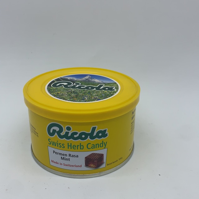 

Ricola Swiss Herb Candy Kaleng 100gr Kuning