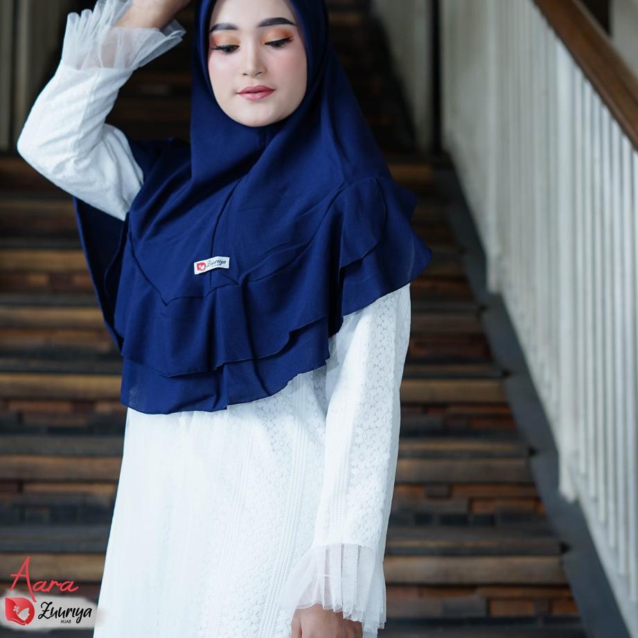 LANGSUNG KIRIM.. Kerudung Aara Hijab Instan Original Zuuriya Jilbab Kekinian Instant Pet