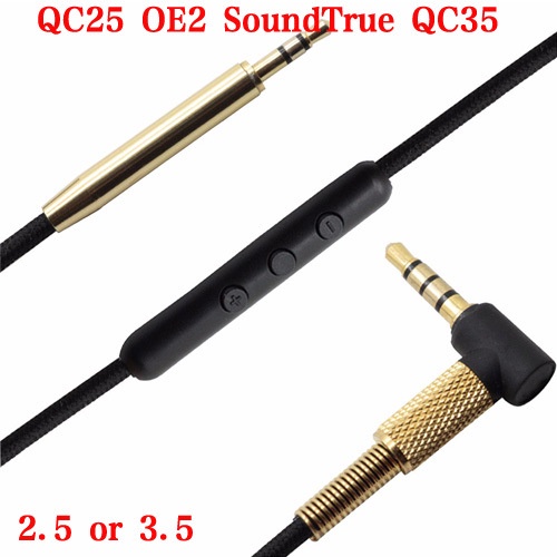 Earmax 2.5mm Headphone Cable For AKG Y50 JBL E30 Bose QC25 OE2 AE2