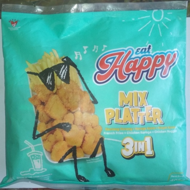 

EAT HAPPY MIX PLATTER 3 IN 1 400g
