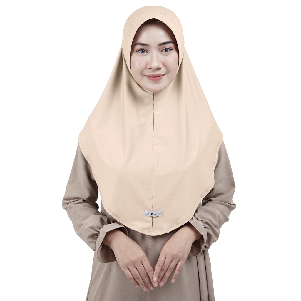 RnW Hijab Instan Daily - Laluna Hijab-Cream