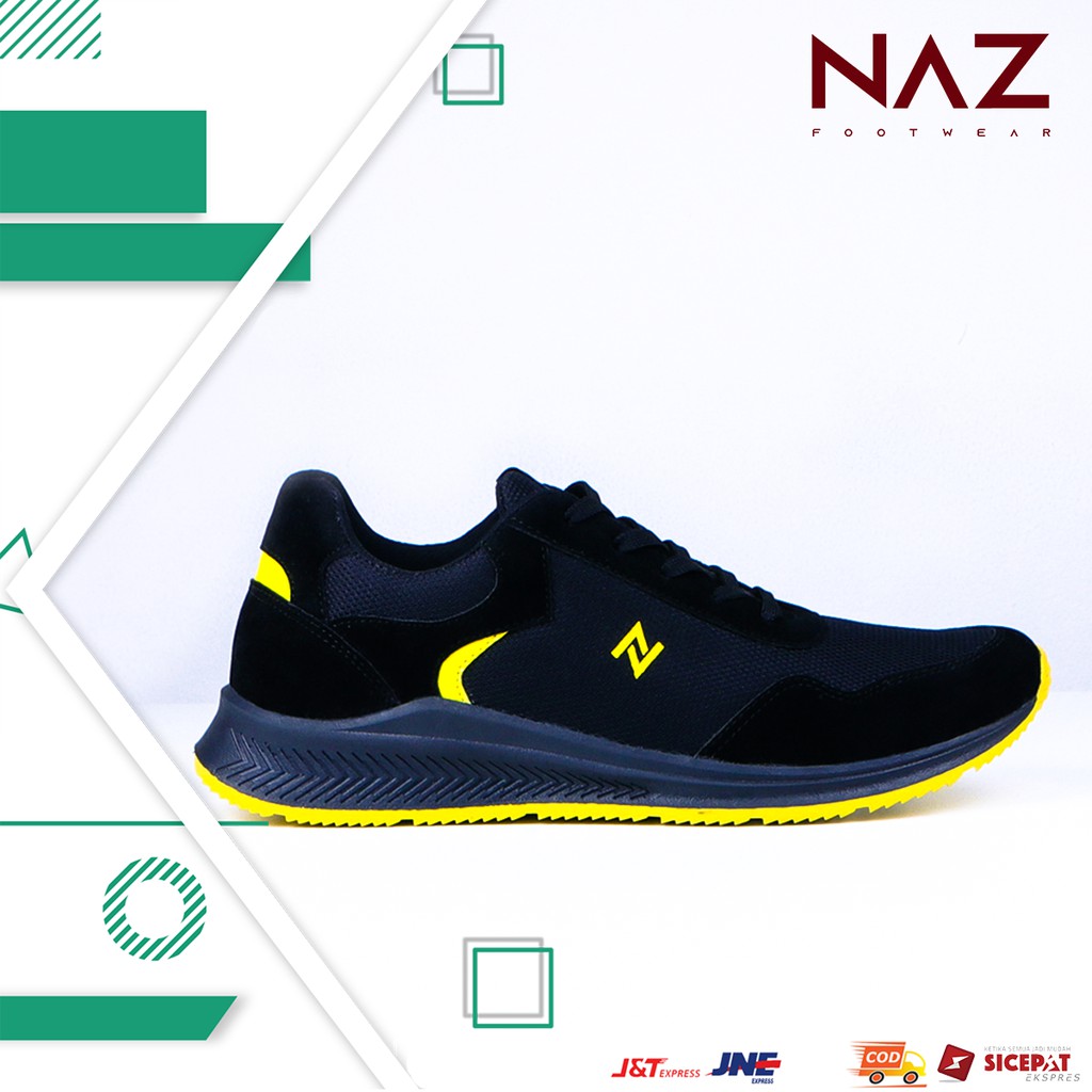 NAZ Footwear | DYLAN YELLOW BLACK | Sneaker SPORTY | FASHION