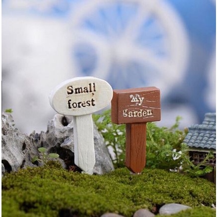 Miniatures - Terrariums - Fairy Garden - Garden Label (3pcs)