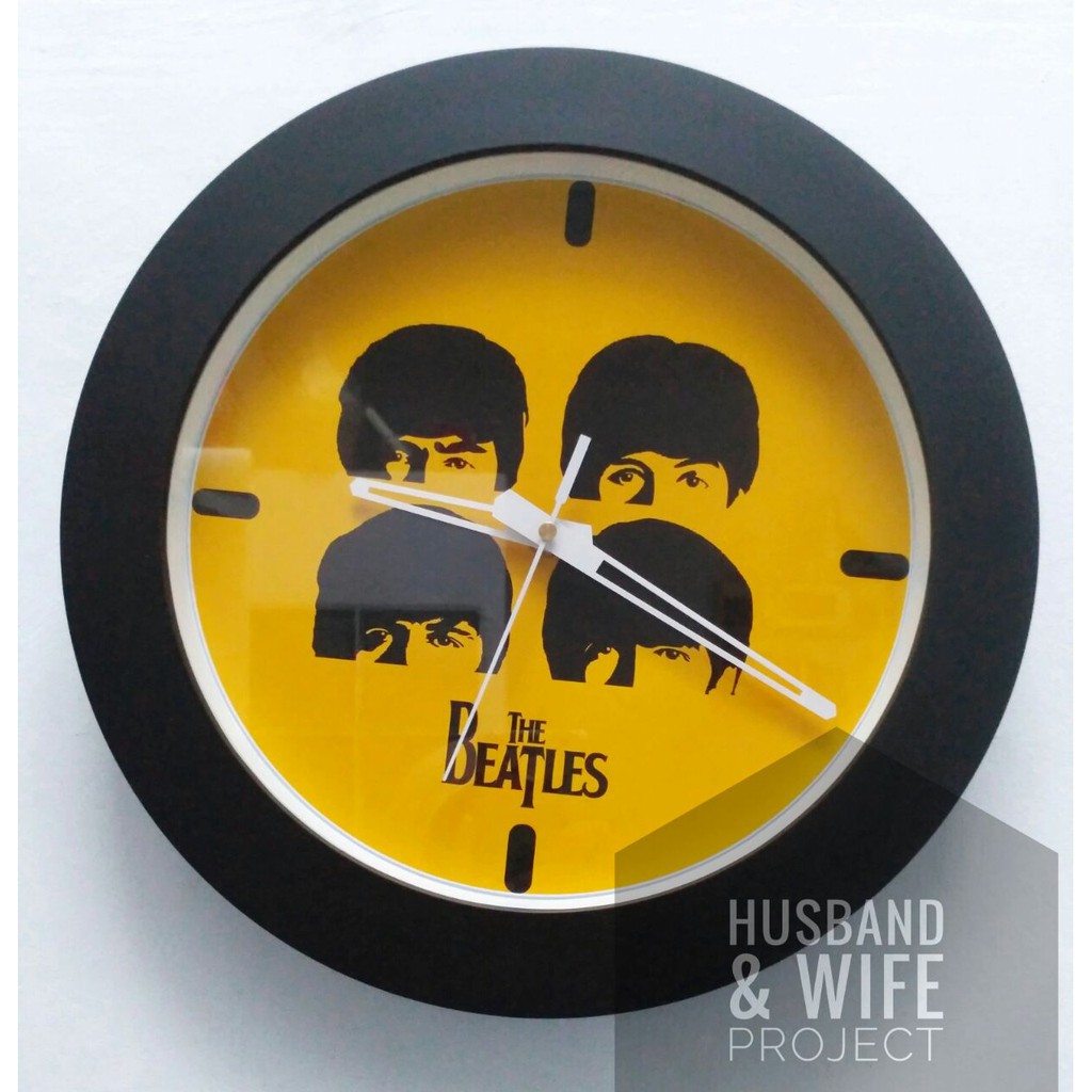 Jam Dinding The Beatles
