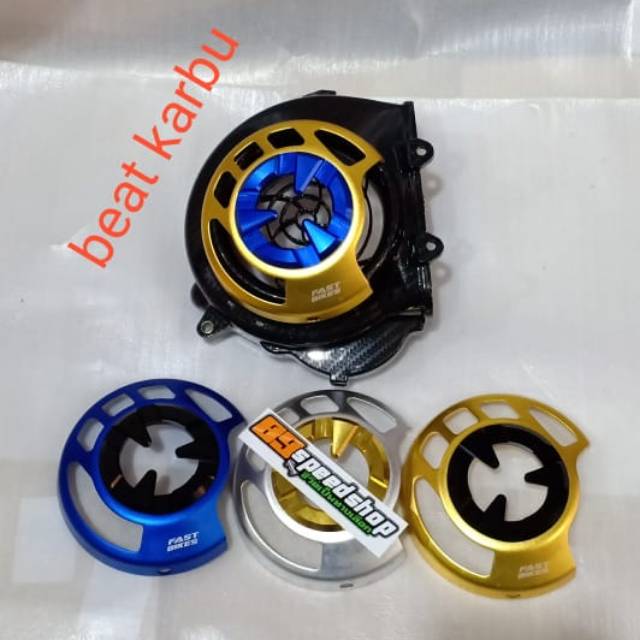 Tutup kipas Carbon Kevlar +Cover CNC Beat Karbu