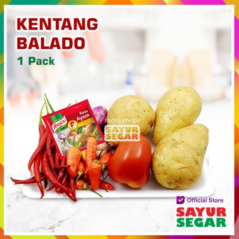 

paket kentang balado 500 gram siap masak sayur