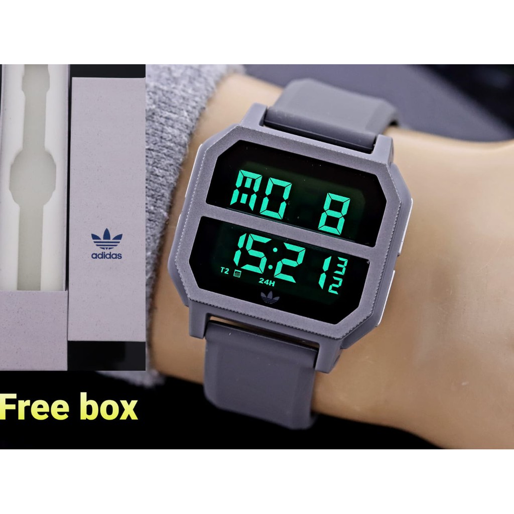 Jam Tangan Pria Sporty Digital Anti Air ADIDAS