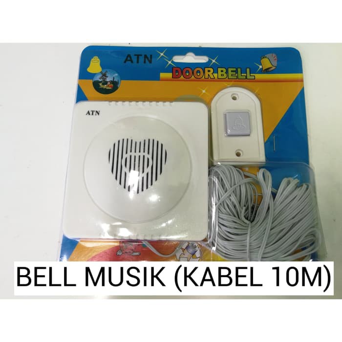 Unik Bel Pintu Rumah / Door Bell ATN / Bel Musik 12 Lagu Pakai Kabel terbaik