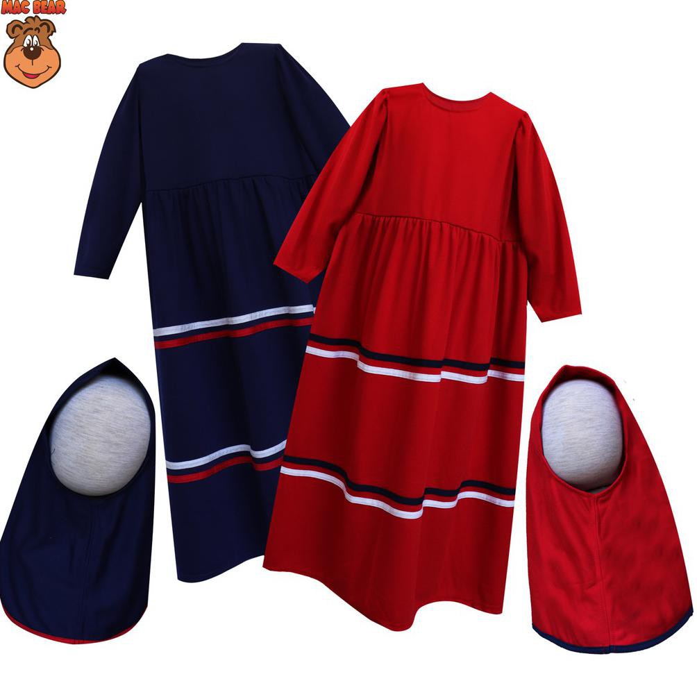 BAYAR DI TEMPAT MacBee Junior Gamis Anak Nimra Free Hijab