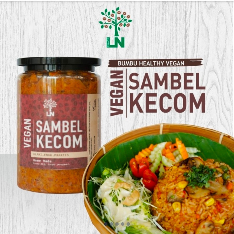 

Premium Vegan Sambel Kecom / Bumbu Sambel Kecom Praktis Sehat 250 Gr