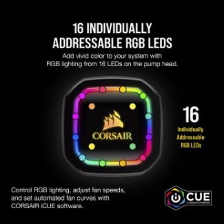 Corsair iCUE H100i RGB PRO XT CW-9060043-WW Cooler Liquid