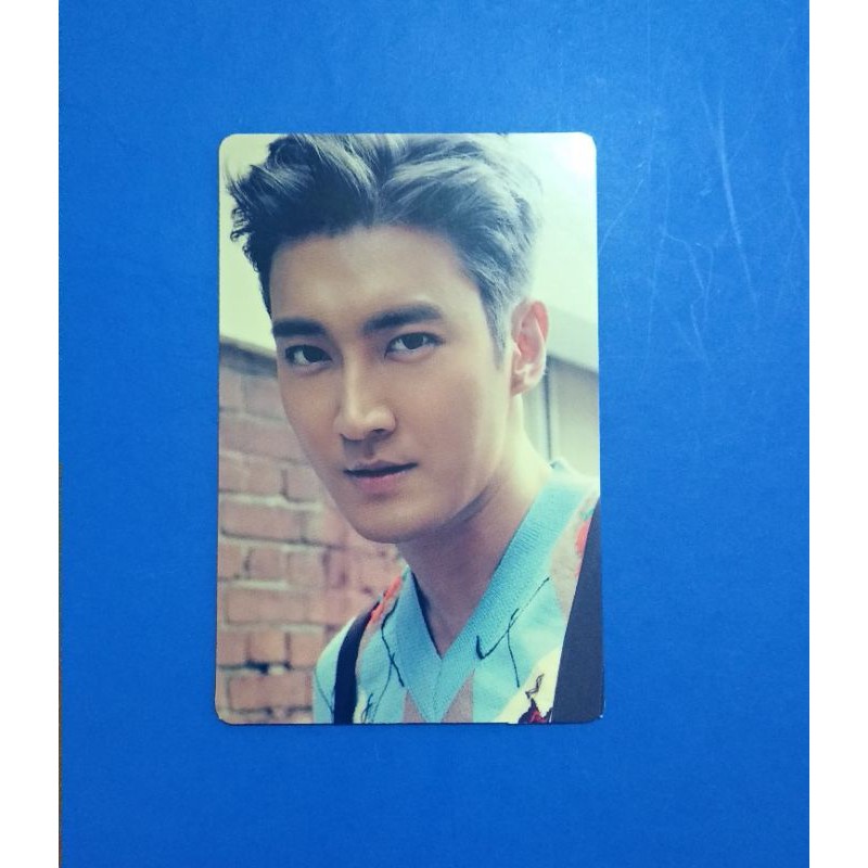 Super Junior Siwon Photocard PC Binder Time Slip