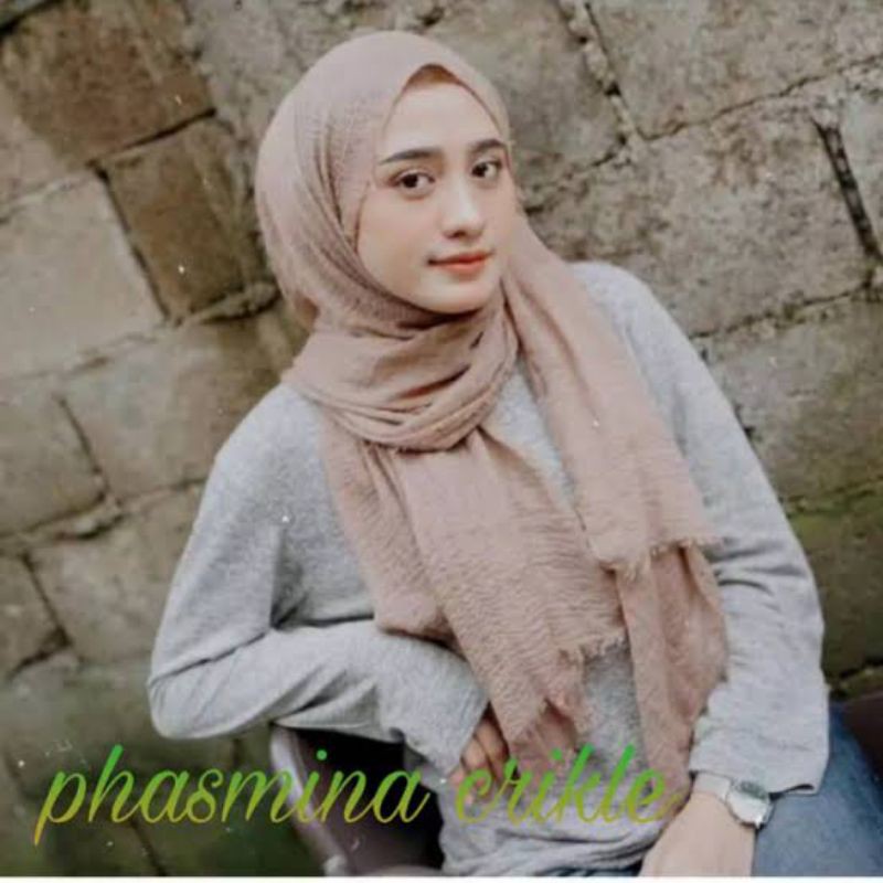 PASHMINA CRINKLE RANDOM WARNA