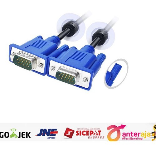 Kabel VGA 1.5M Untuk Monitor Komputer Kabel VGA