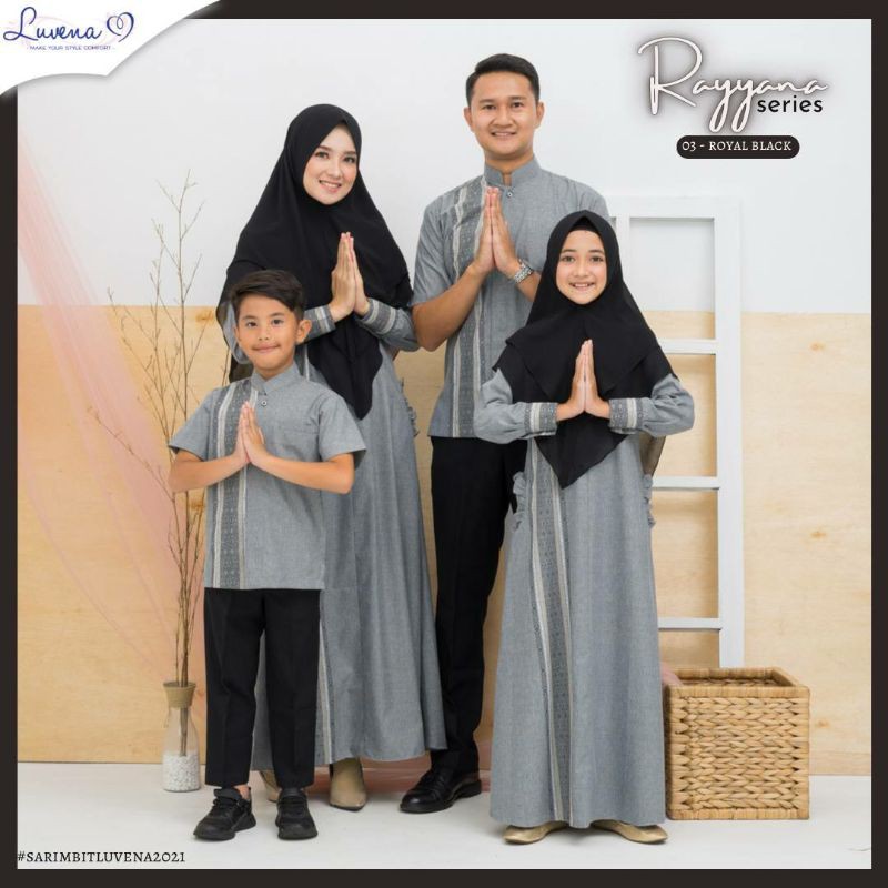 Paket Sarimbit Rayyana Royal Black Luvena