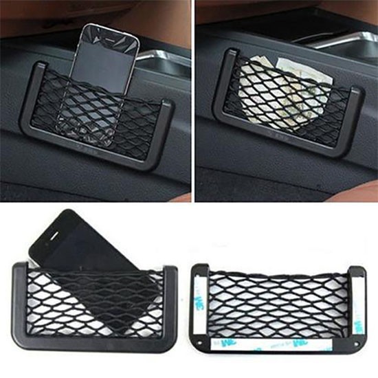 Tas Jaring Organizer Holder Handphone untuk Aksesoris Mobil