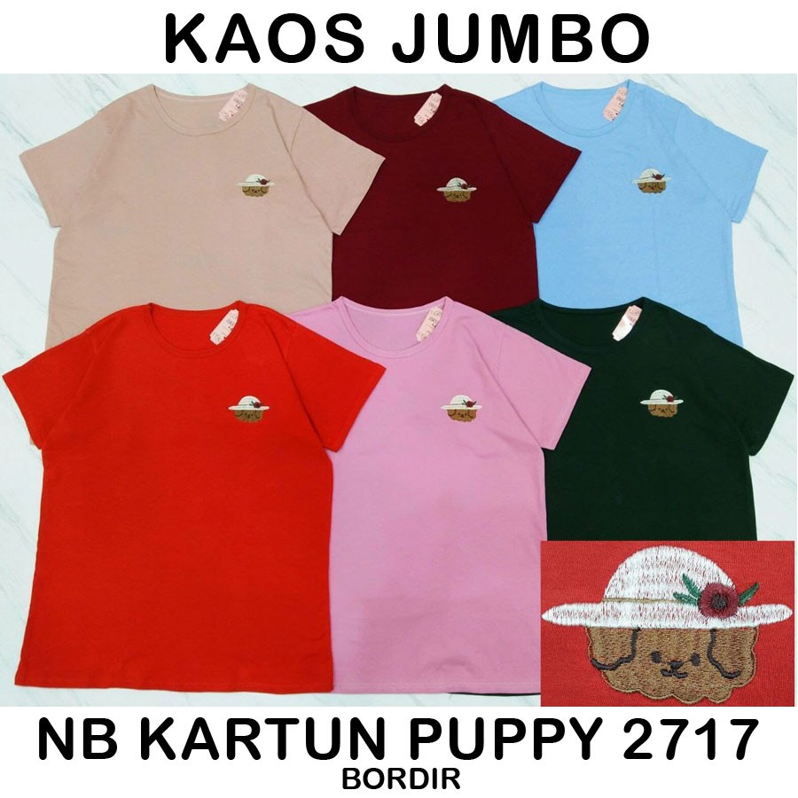 BIGCLO - (COD) LD 115cm Kaos Jumbo Kartun NON BATWING Atasan Wanita