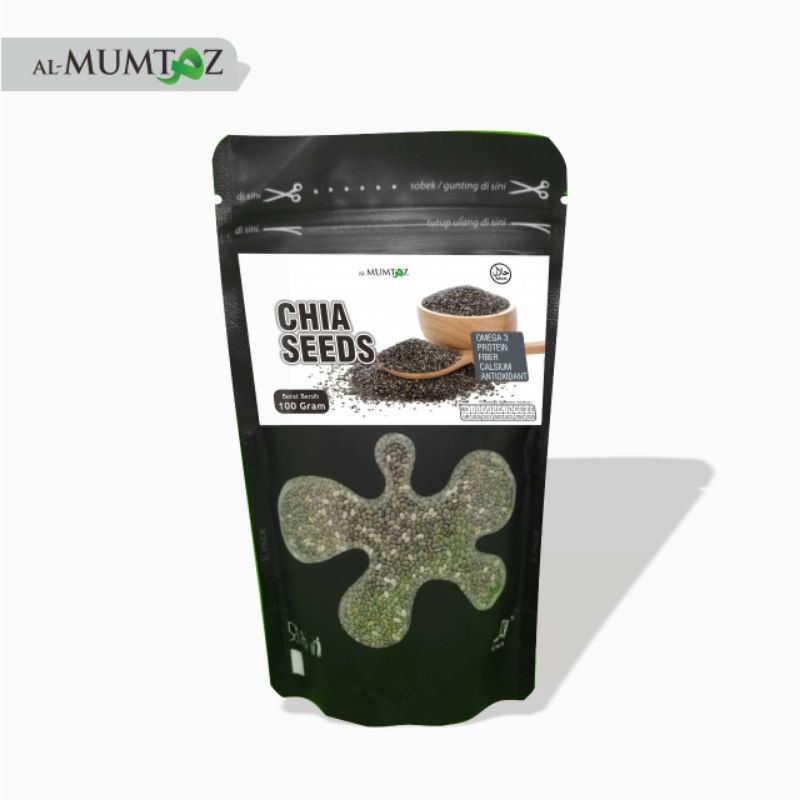Organic Black Chia Seed - Biji Chia Hitam Organik 100 Gram
