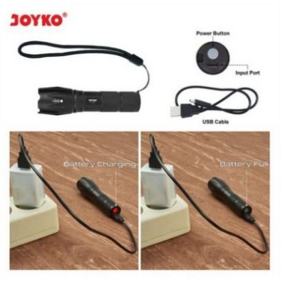 SENTER LED Joyko FL88 Flashlight Rechargeable