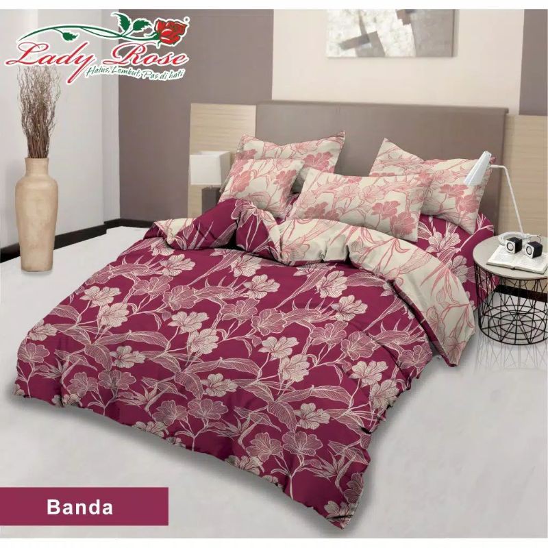 Bedcover Lady Rose Banda 180x200 Shopee Indonesia