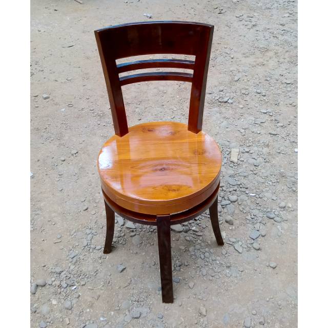 Kursi Putar Kursi Kantor Kursi Belajar Kursi Santai Teras Kursi Makan Putar Kayu Jati Furniture