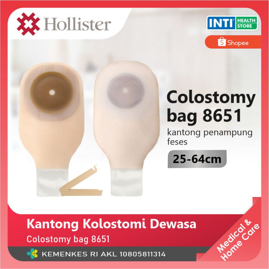 Hollister | Colostomy Bag | Kantong Kolostomi Tipe 8631/8651