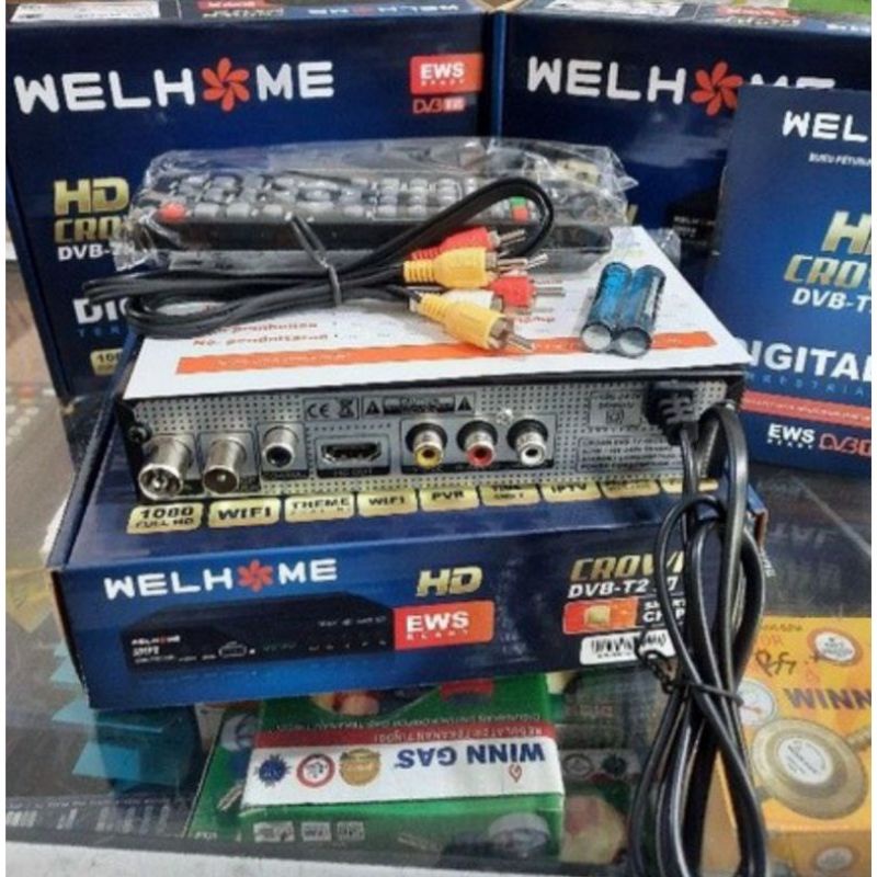 Set Top Box DVB-T2 01 Welhome / Stb Murah / Set Top Box Murah / stb welhome / Set top box analog ke digital / set top box murah / Stb welhome murah / dongle Wifi Murah / Dongle Wifi Set top box / Kabel HDMi Stb murah