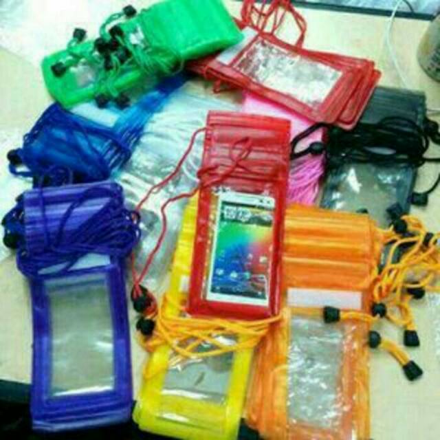 LEMBUR092 Waterproof pouch case hp anti air waterproof hp ojol