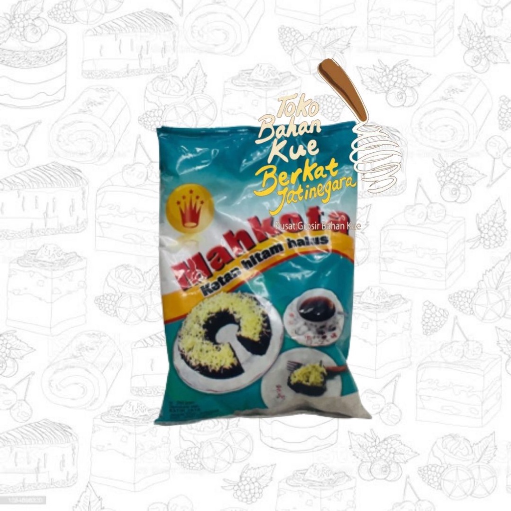 TEPUNG KETAN HITAM MAHKOTA 250 GR / CTN ( 20 PCS )