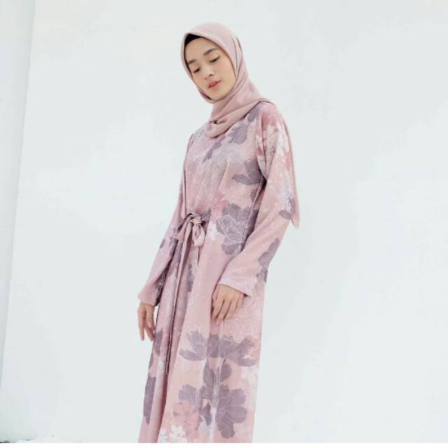 SALE.. VANILLA HIJAB dress