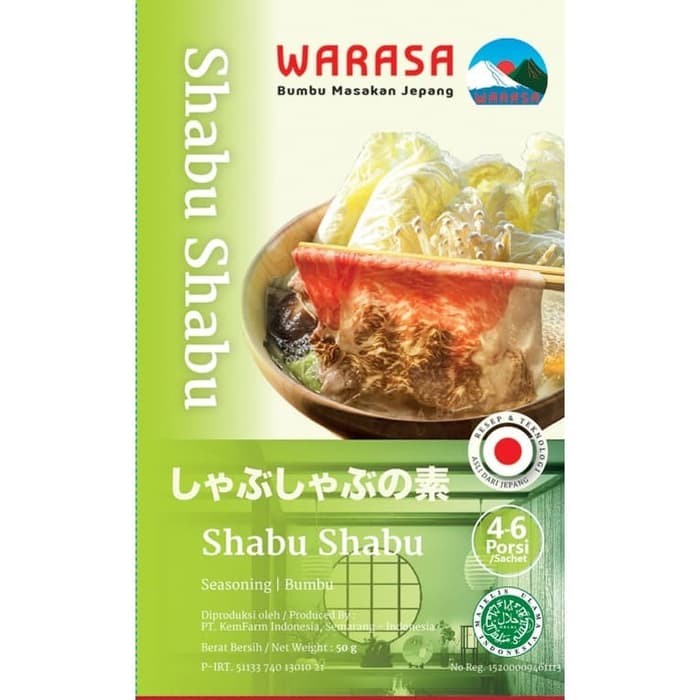 

Warasa Bumbu Jepang Shabu Shabu 50Gr