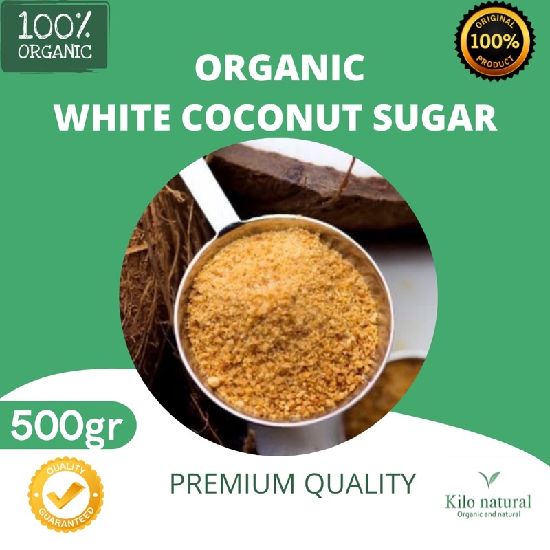 

Organic White Coconut Sugar 500Gr / Gula Kelapa Organik 500gr