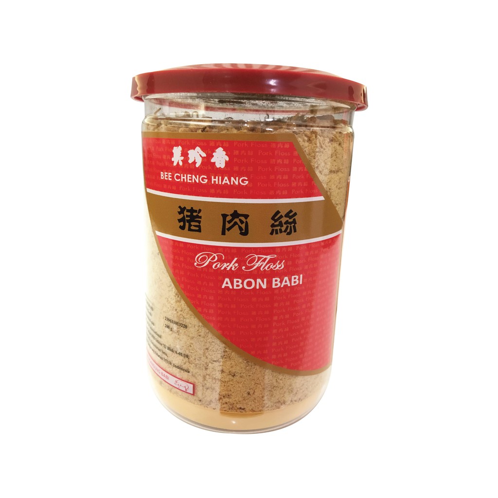 

Bee Cheng Hiang Pork Floss Bottle (200g) | Abon Babi Serat Botol (200g)