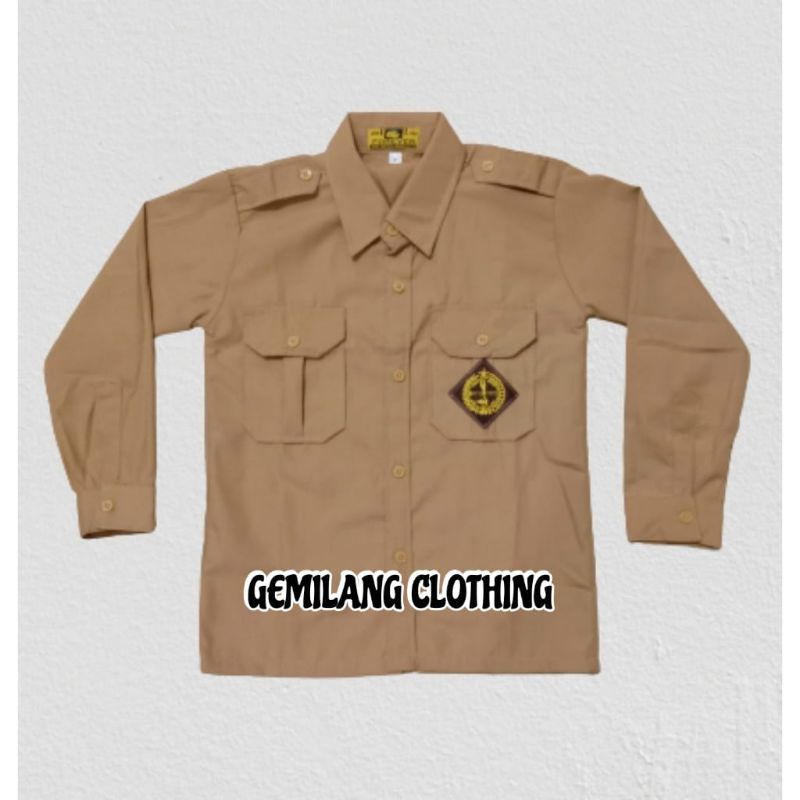 BAJU PRAMUKA ANAK LAKI-LAKI // BAJU SERAGAM PRAMUKA LENGAN PANJANG // GemilanG ClothinG