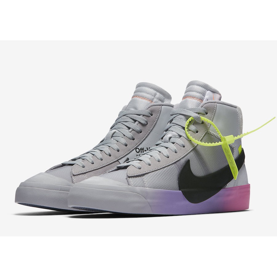 off white nike blazer rainbow