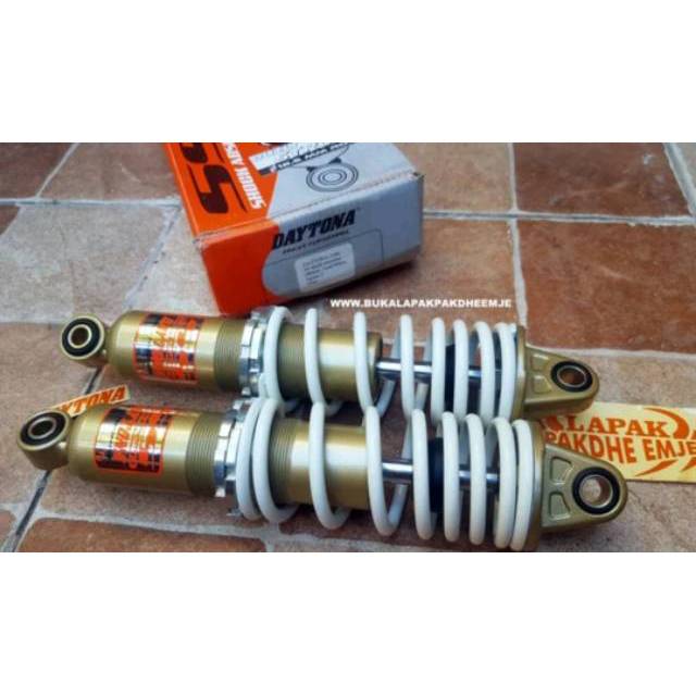 BERKUALITAS SHOCK DAYTONA ORIGINAL 280 MM DAYTONA SS RED GREY JUPITER Z FIZR JUPITER Z1 28 CM LA