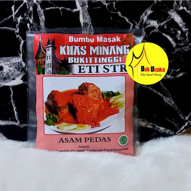 

BUMBU KHAS BUKITTINGGI ETI STR (BUMBU ASAM PEDAS)